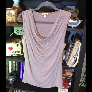Sleeveless Cowl / Drape Neck Top (Dante Malan)
